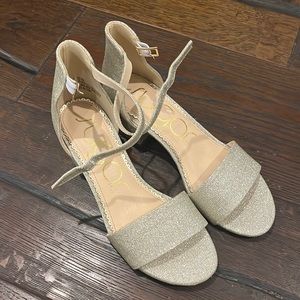 Sugar heels, gold size 6